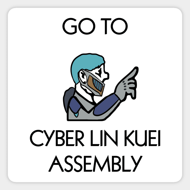 Go to Cyber Lin Kuei Assembly Magnet by Jawes